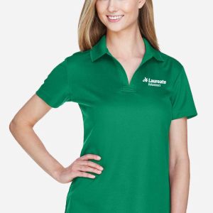 *Women's CrownLux Performance® Plaited Polo