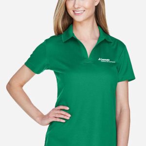 *Women's CrownLux Performance® Plaited Polo