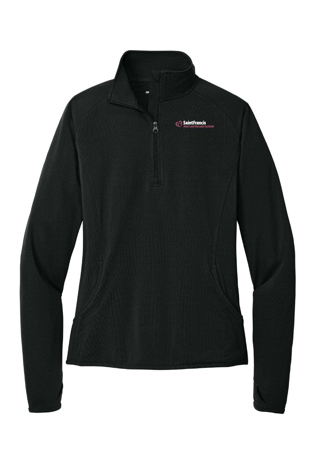 Sport-Tek® Ladies Sport-Wick® Stretch 1/4-Zip Pullover - Image 2
