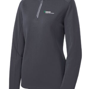 Sport-Tek® Ladies Sport-Wick® Textured 1/4-Zip Pullover
