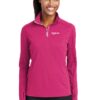 Sport-Tek® Ladies Sport-Wick® Textured 1/4-Zip Pullover