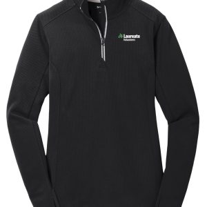 Sport-Tek® Ladies Sport-Wick® Textured 1/4-Zip Pullover
