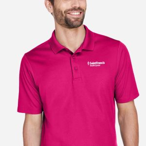 *Men's CrownLux Performance® Plaited Polo