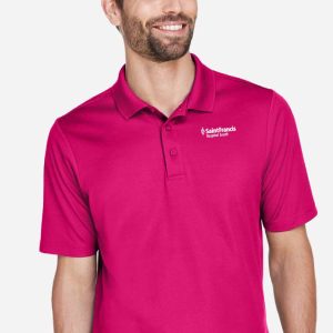 *Men's CrownLux Performance® Plaited Polo