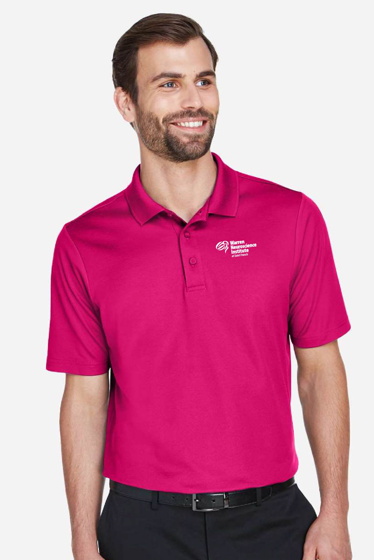 *Men's CrownLux Performance® Plaited Polo