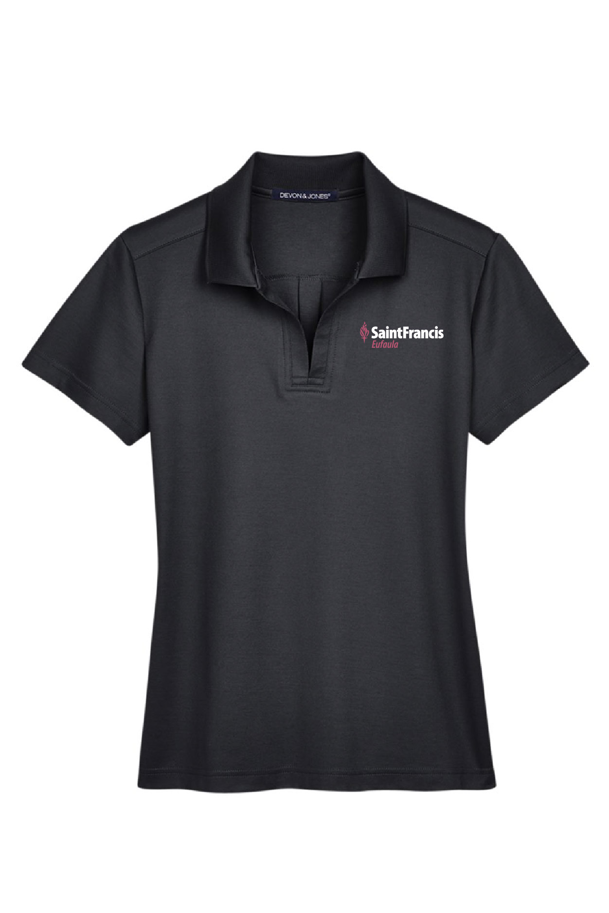 *Women's CrownLux Performance® Plaited Polo - Image 2