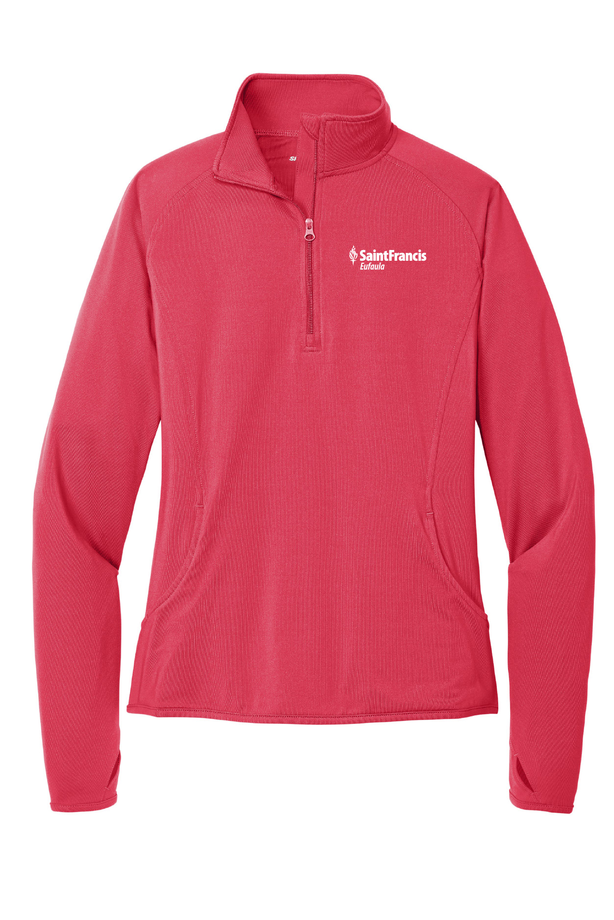 Sport-Tek® Ladies Sport-Wick® Stretch 1/4-Zip Pullover - Image 3