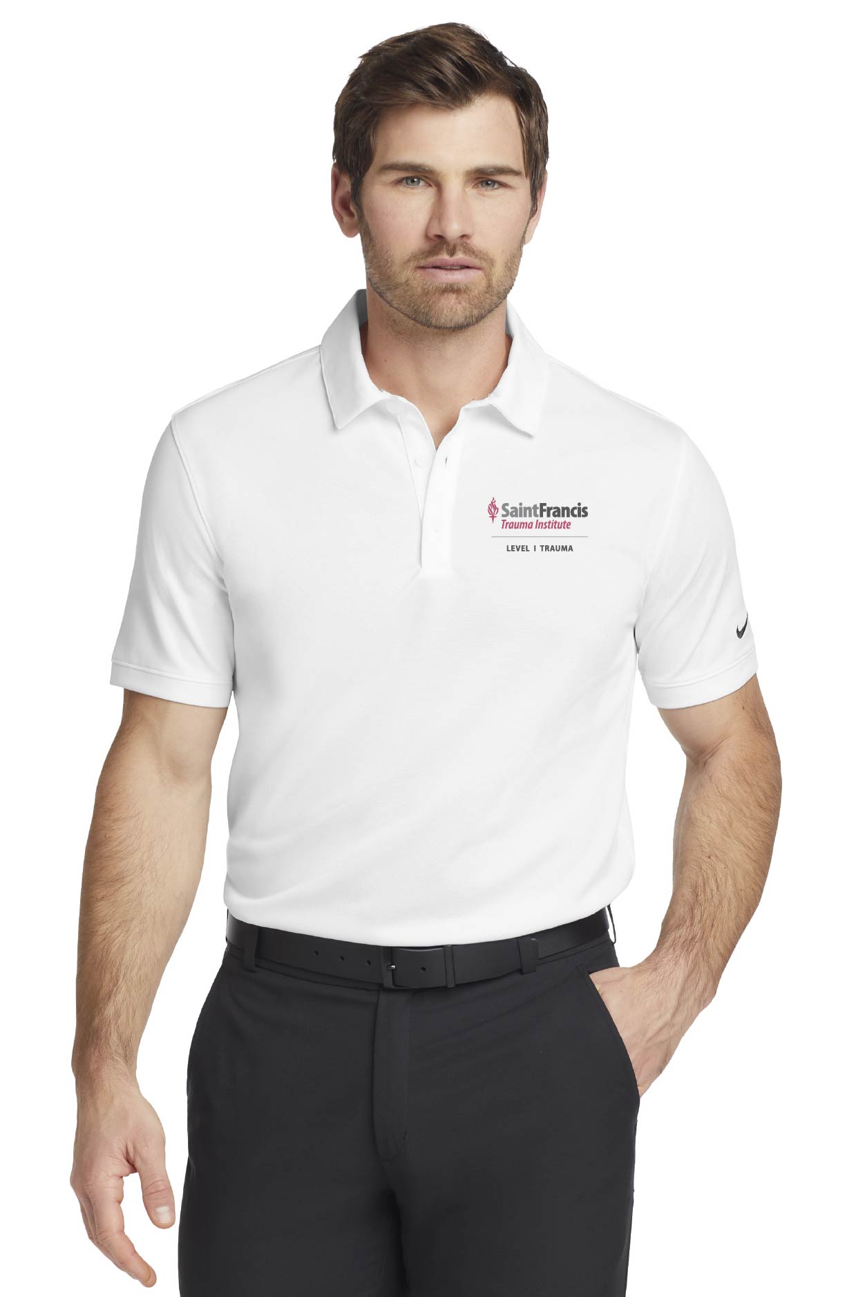 Nike Dri-FIT Solid Icon Pique Modern Fit Polo 🩷