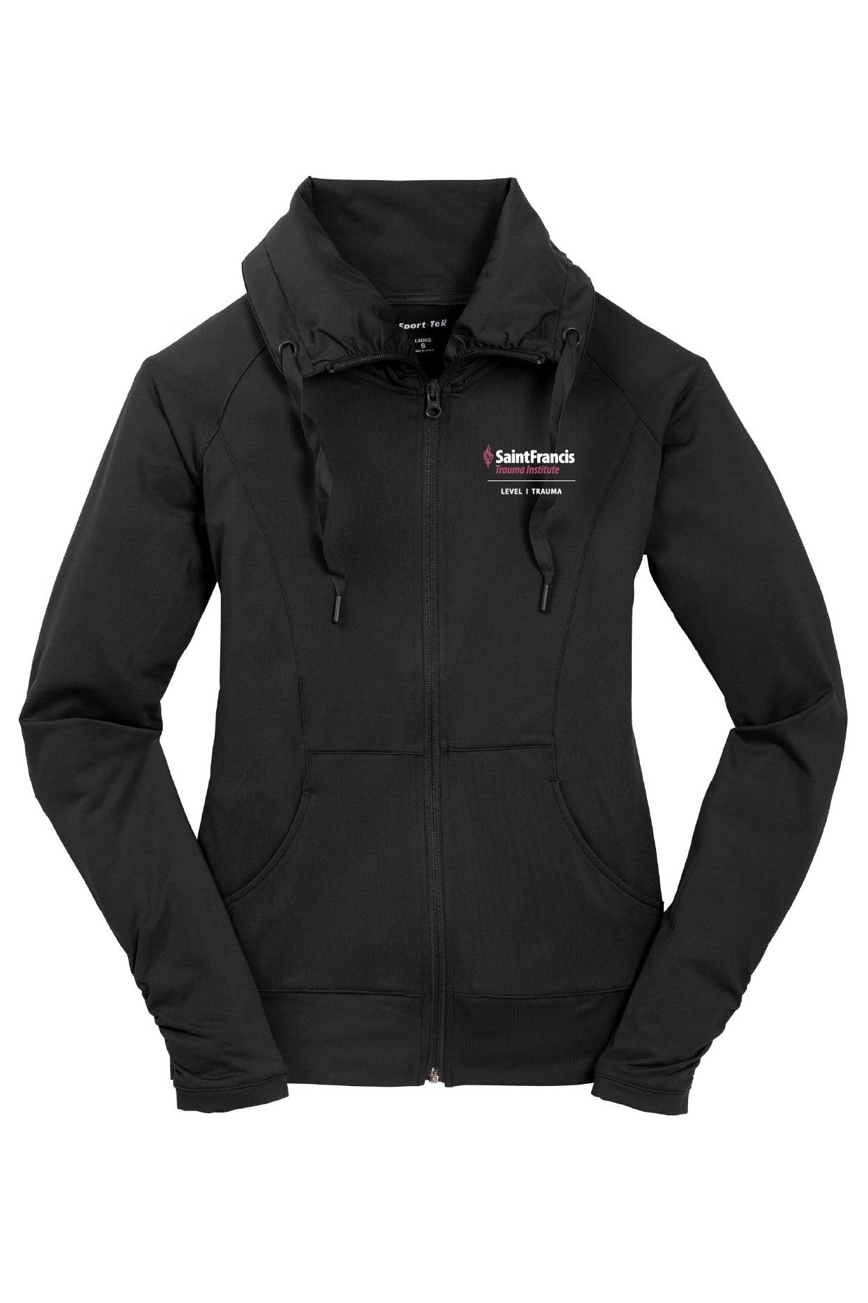 Sport-Tek® Ladies Sport-Wick® Stretch Full-Zip Jacket 🩷 - Image 2