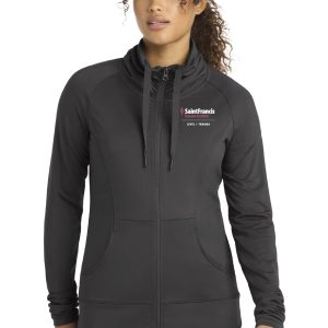 Sport-Tek® Ladies Sport-Wick® Stretch Full-Zip Jacket 🩷