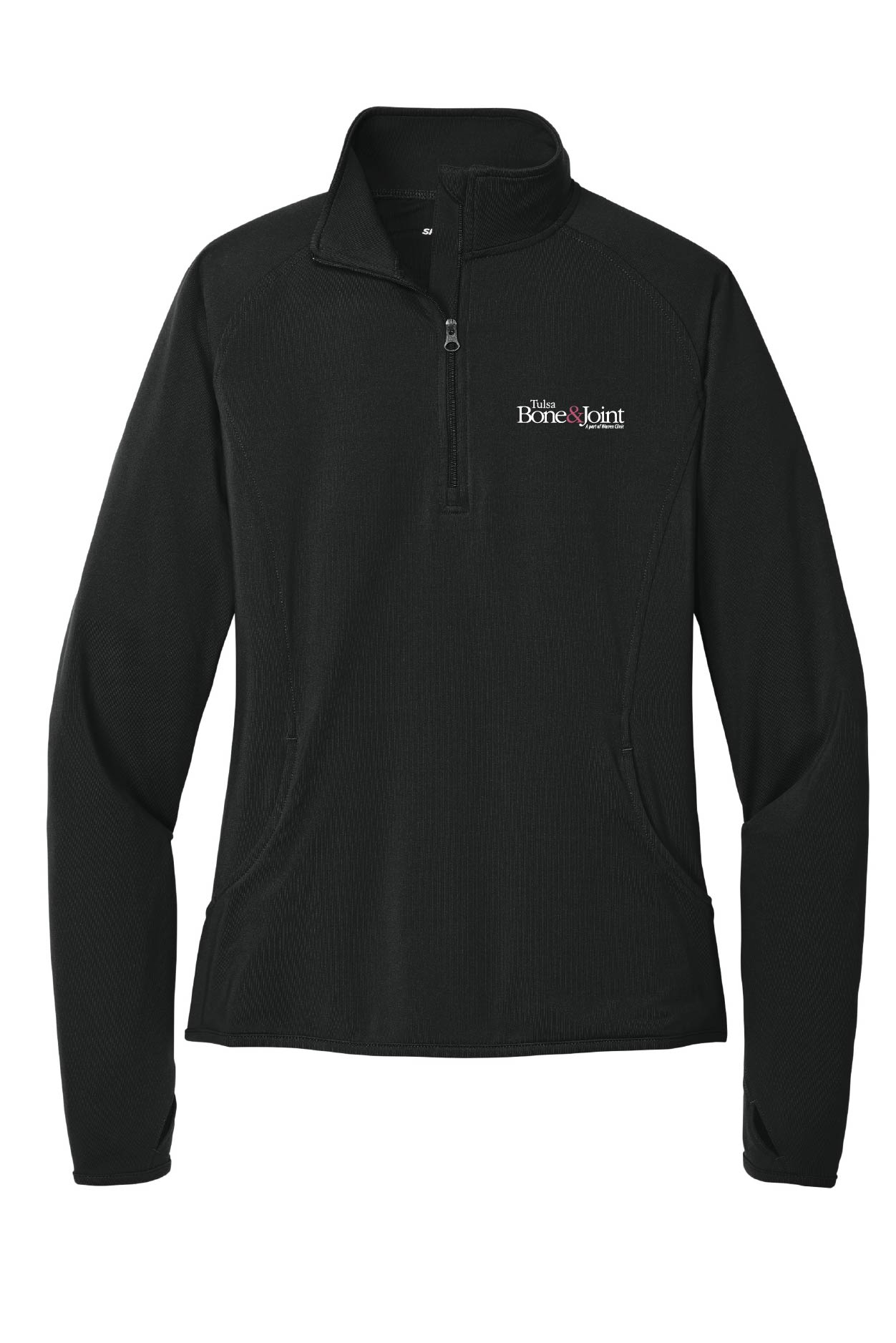 Sport-Tek® Ladies Sport-Wick® Stretch 1/4-Zip Pullover - Image 2