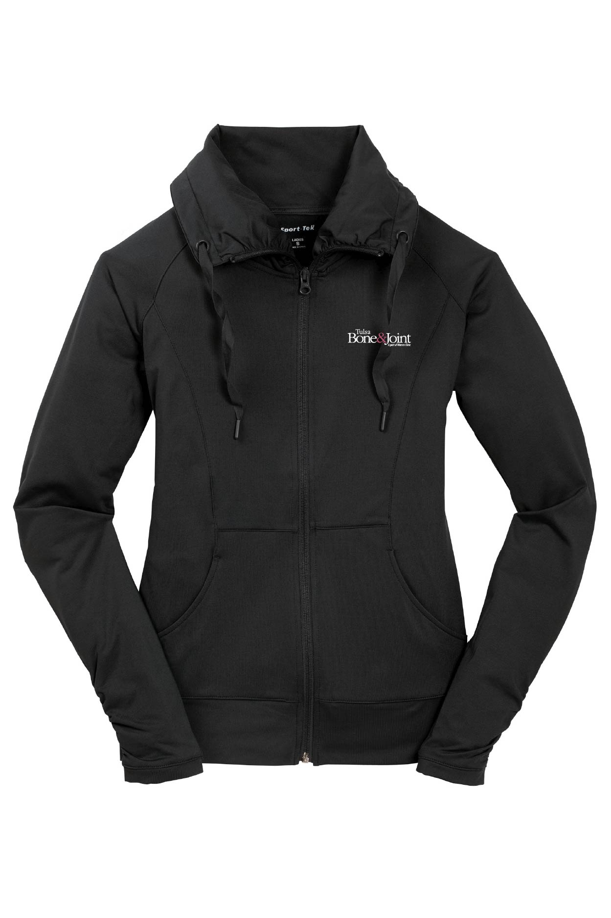 Sport-Tek® Ladies Sport-Wick® Stretch Full-Zip Jacket - Image 2